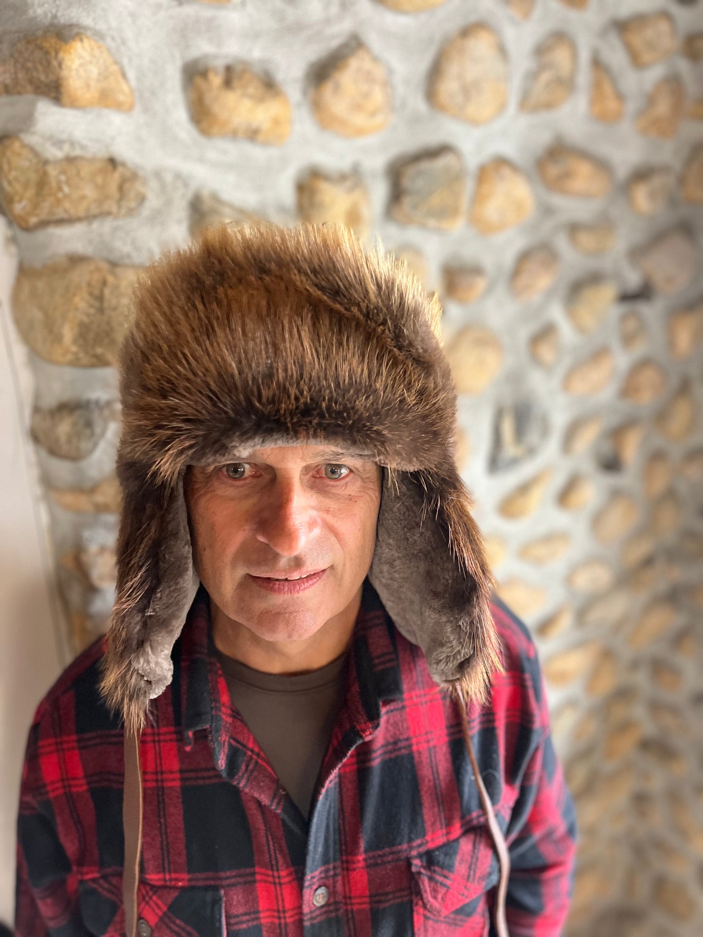 Traditional Style Trapper's Fur Hat