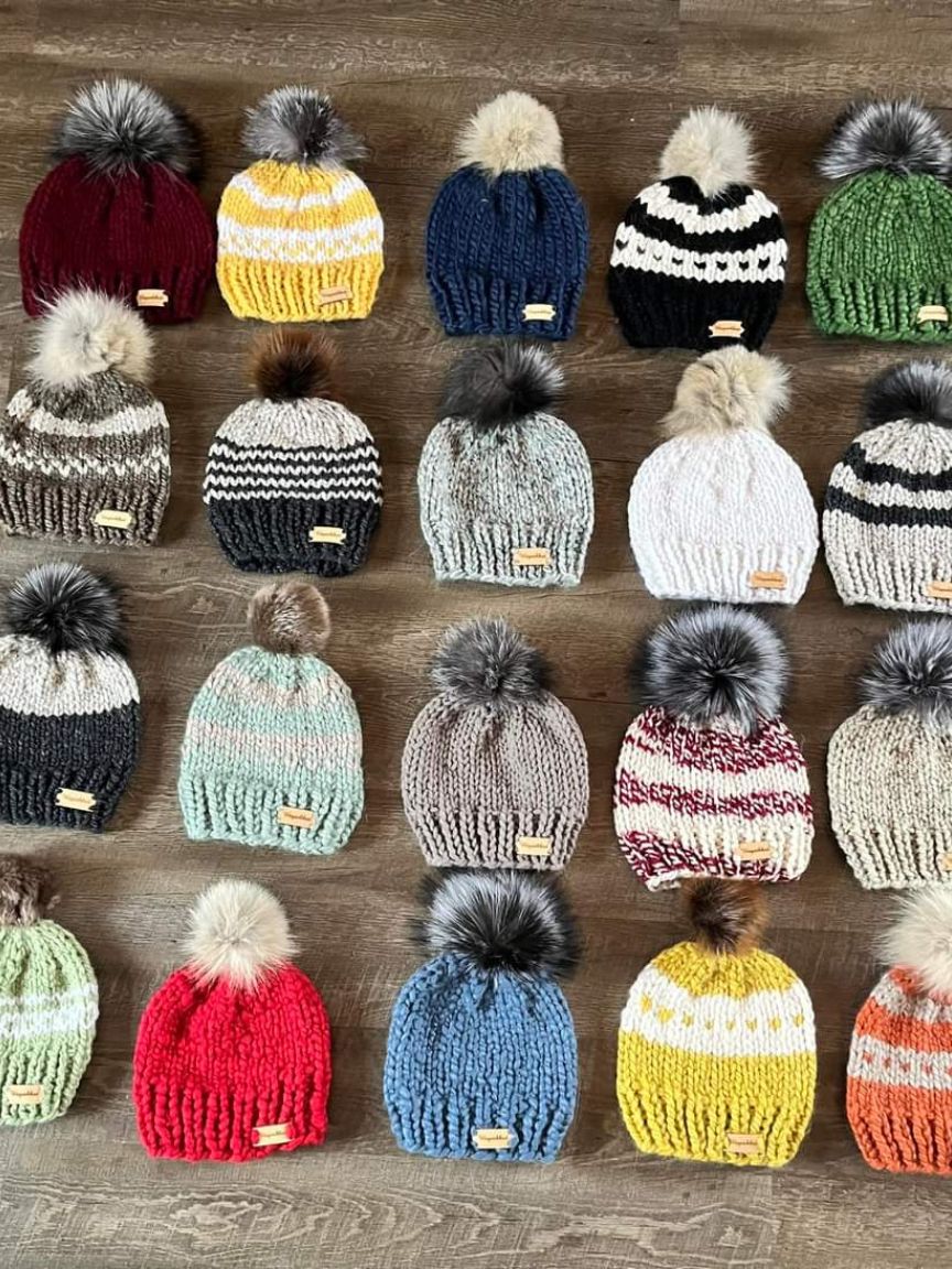 Hand-Knit Toques