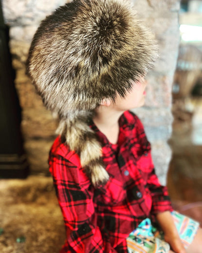 Raccoon Skin Hat